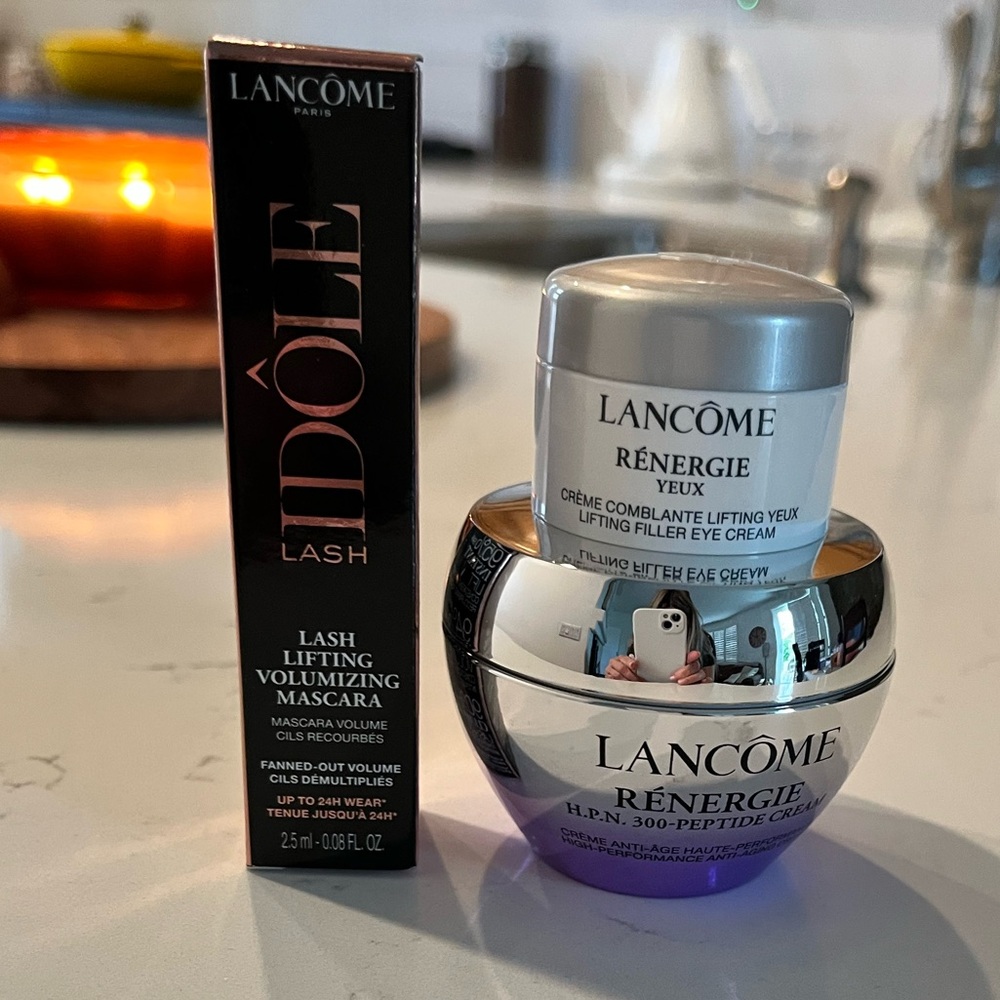 Lancôme Idôle Mascara and Rénergie Eye Cream Set